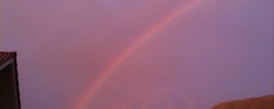 Sunshine rainbow