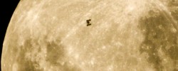 space station moon