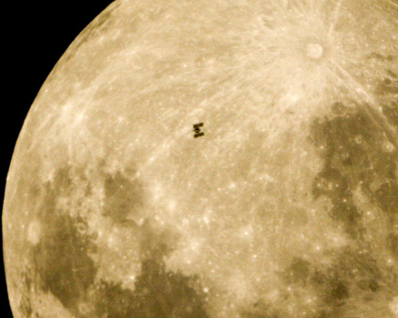 space station moon
