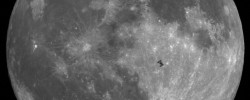 Lunar transit of the International Space Station