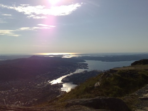 Ulriken view of Bergen